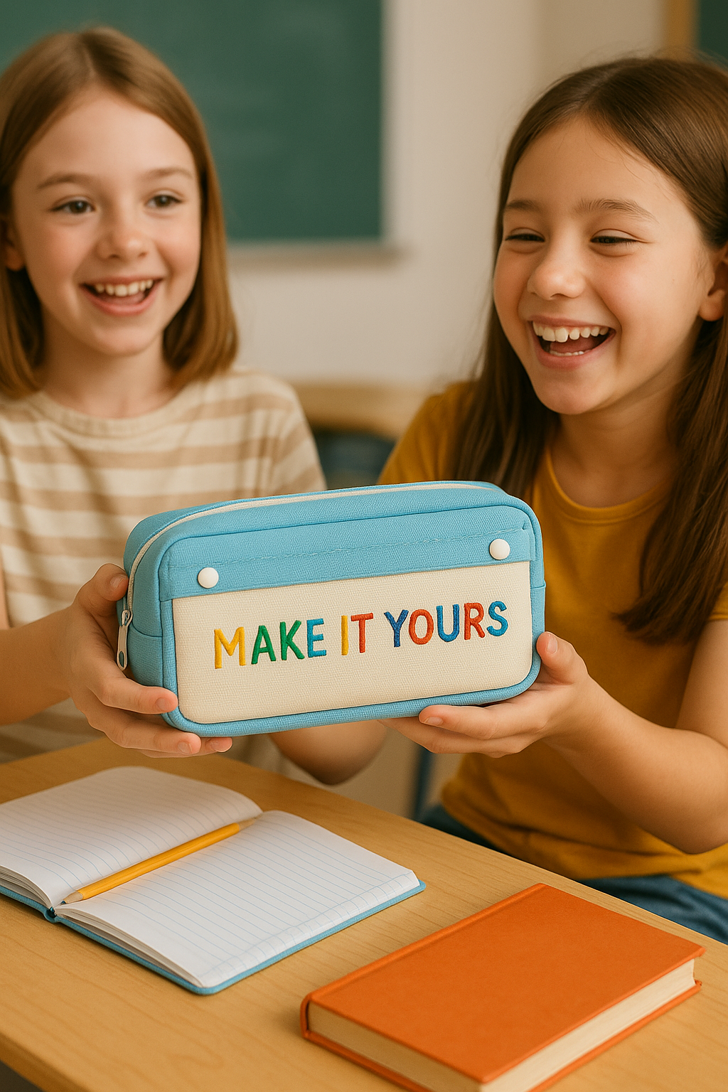 Customizable Pencil Pouch – Turn Your Ideas into Art | Unique Birthday & School Gift